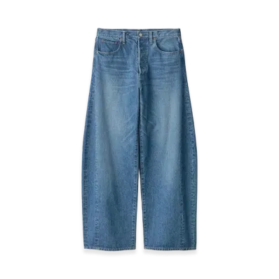 ssstein Deformation Wide Denim Pants "Indigo"