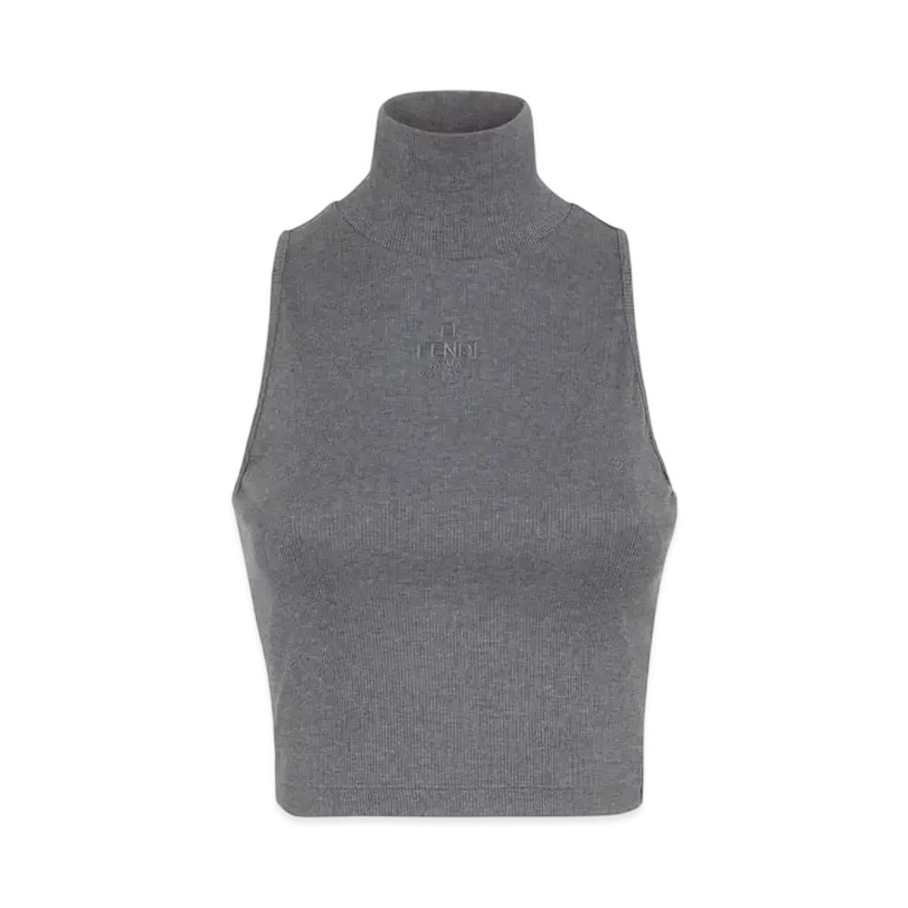 FENDI Women's Cotton Top "Gray"