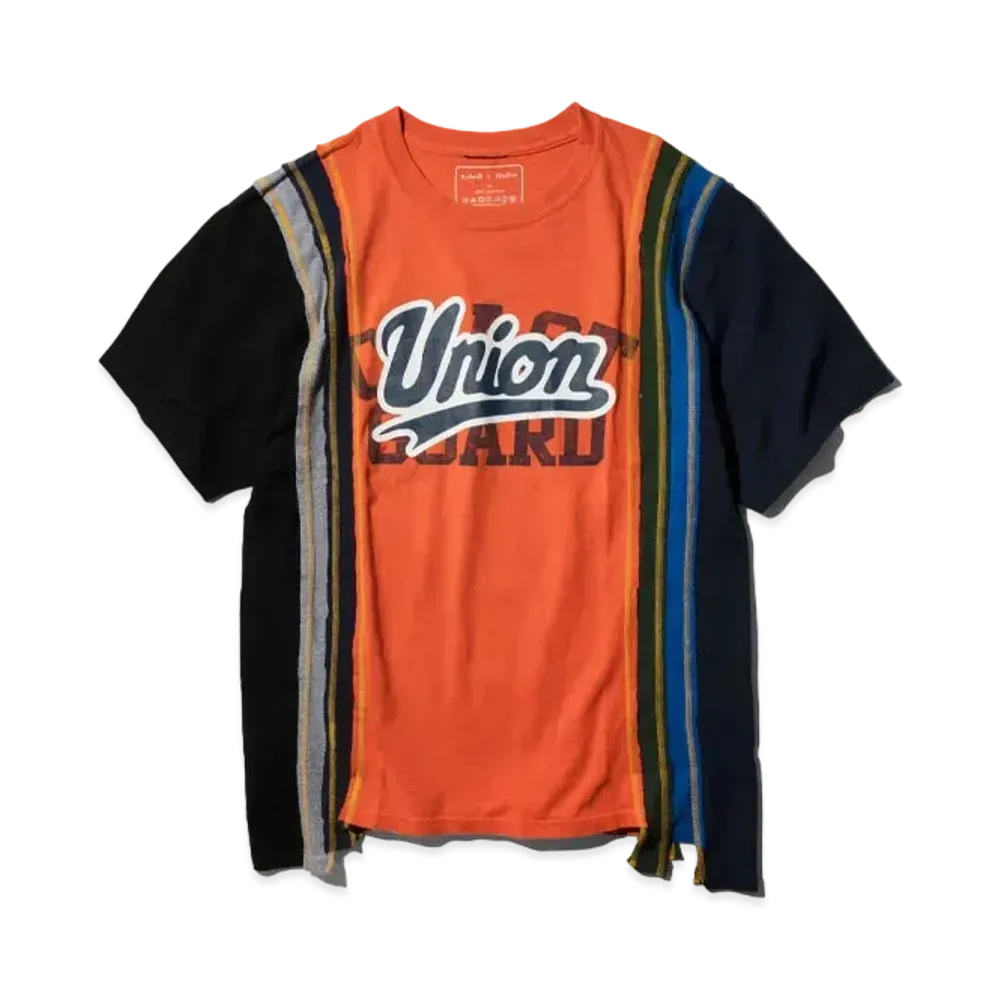 UNION x NEEDLES Rebuild 7 Cuts S/S Tee #4 "Blue"