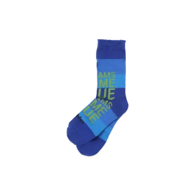 doublet Slogan Socks "Ocean Blue"