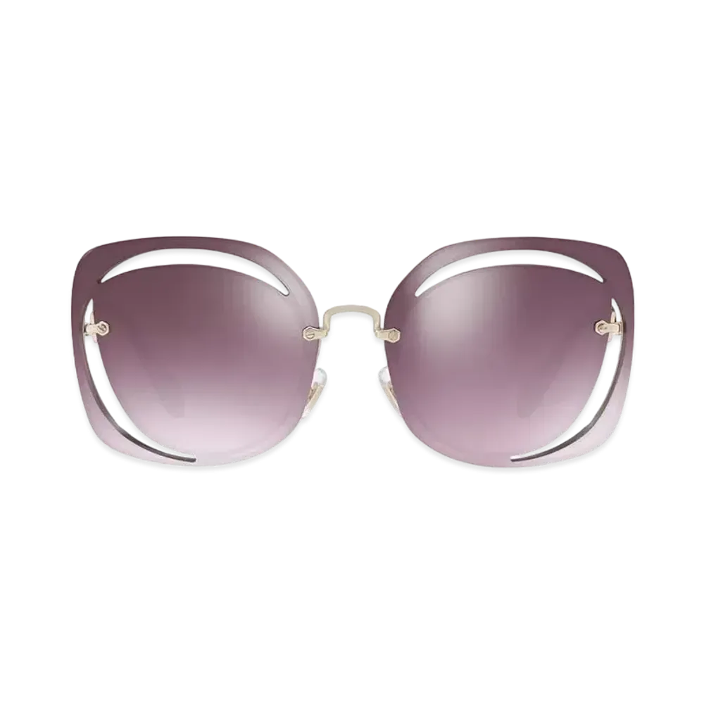MIU MIU Seny Cue Eyewear "Brown Gradation Mirror Lens"