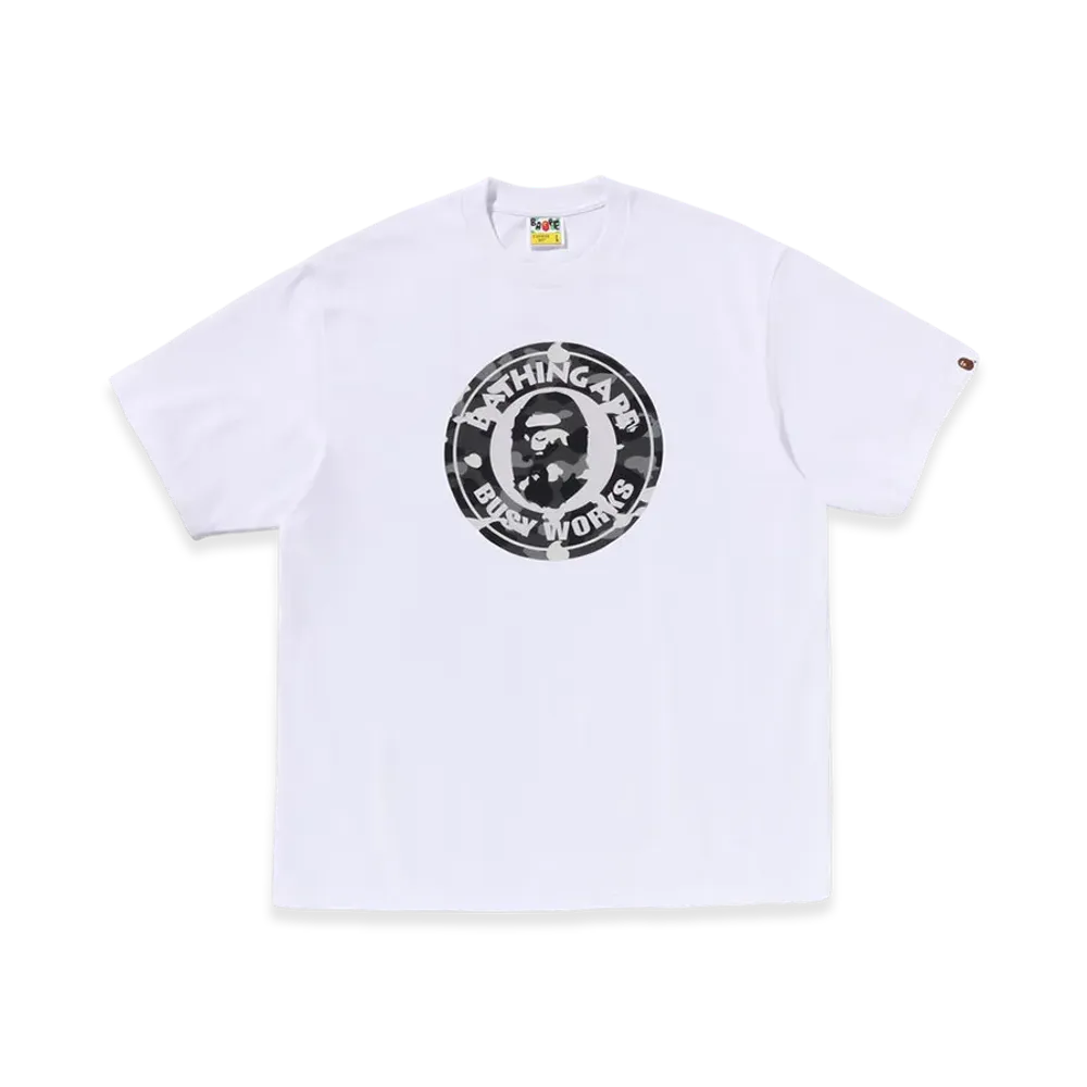 A BATHING APE City Camo Busy Works Relaxed Fit Tee "White"