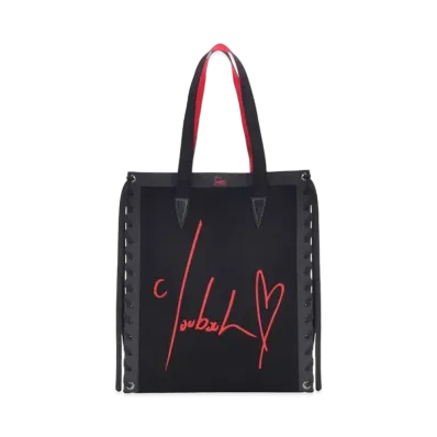 Christian Louboutin Cabalace Canvas Tote Bag "Black"