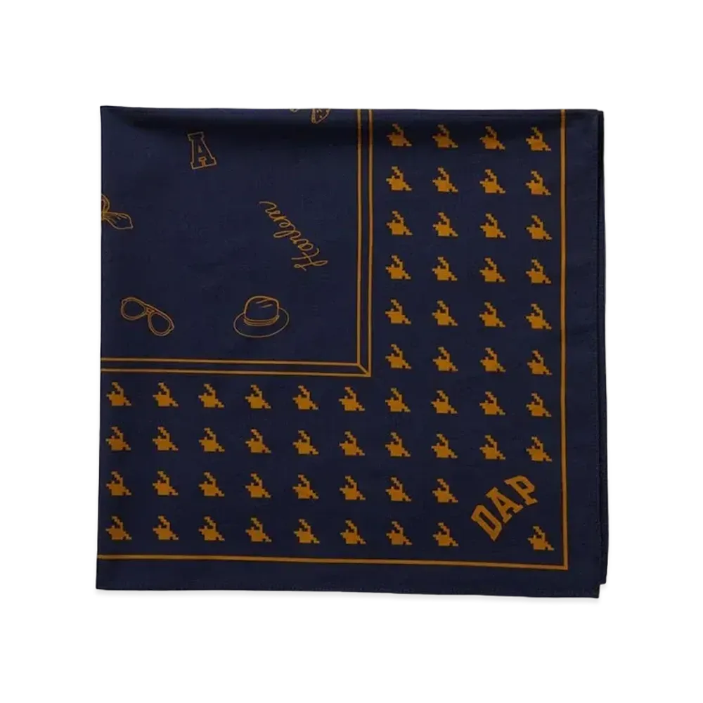 GAP DAP Logo Ascot Scarf (Unisex) "Navy Uniform"