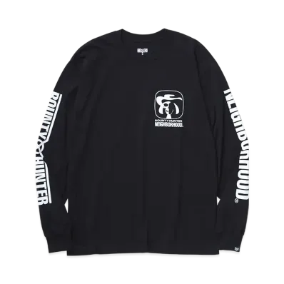NEIGHBORHOOD x BOUNTY HUNTER Tee LS-2 "Black"