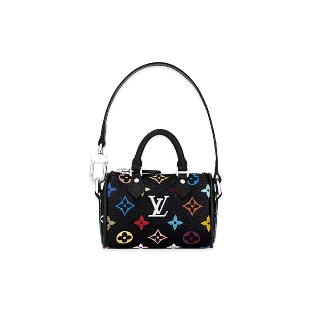 Louis Vuitton x Takashi Murakami Micro Speedy Monogram Multicolor "Noir"