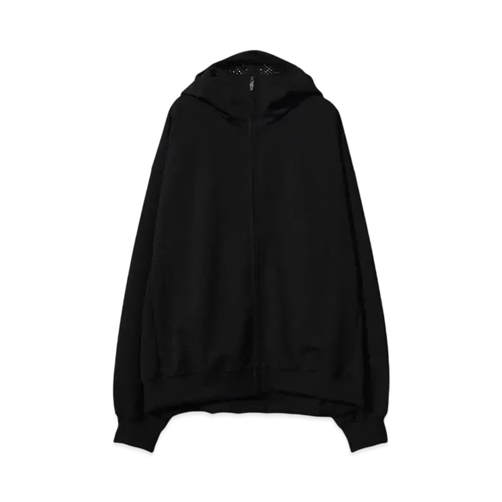 LAD MUSICIAN ESTER JERSEY ZIPUP PARKA "BLACK"