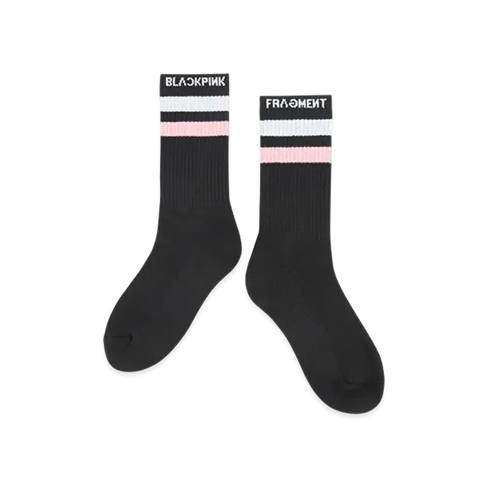 FRAGMENT x BLACKPINK Socks "Black"