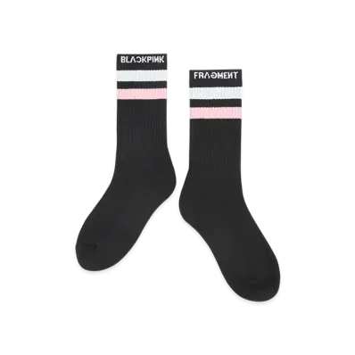 FRAGMENT x BLACKPINK Socks "Black"
