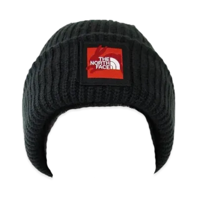 The North Face Salty Dog Beanie Short "TNF Black/Fiery Red/CNY Patch"