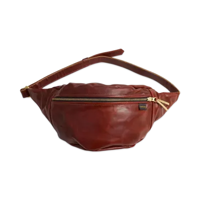VANSON Leather Pouch Large Fanny Pack "Octagon"