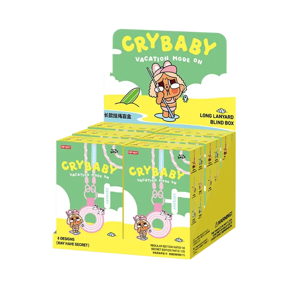 POP MART CRYBABY Vacation Mode On Series-Long Lanyard Blind Box [Assortment Box]
