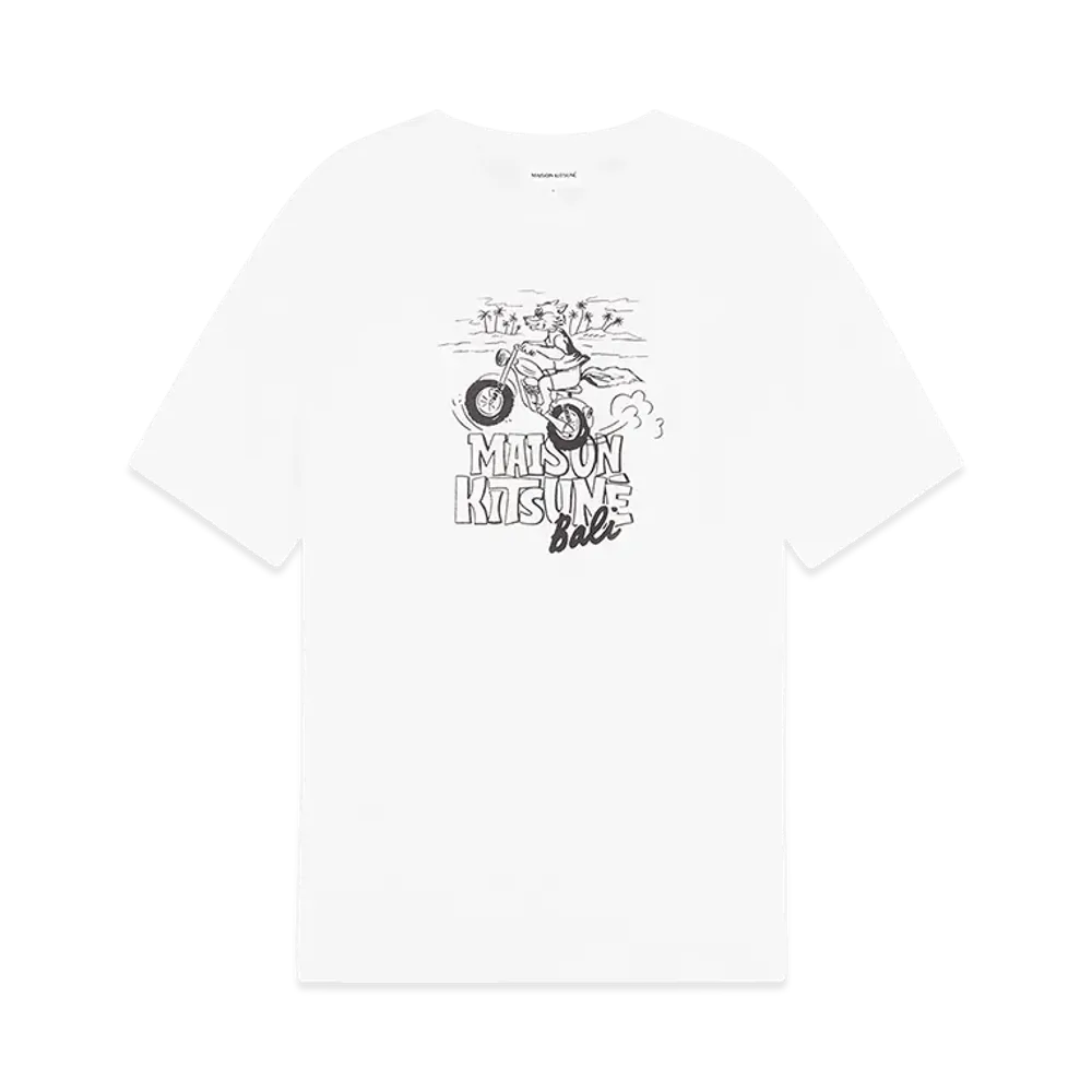 Maison Kitsune Motorbike Comfort T-Shirt "White"