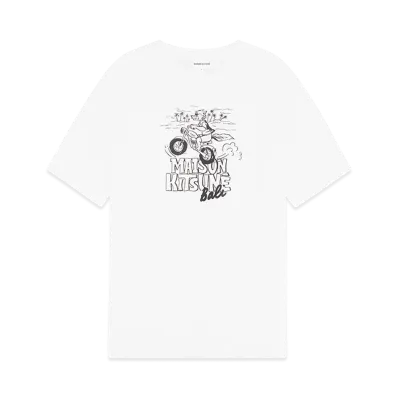 Maison Kitsune Motorbike Comfort T-Shirt "White"