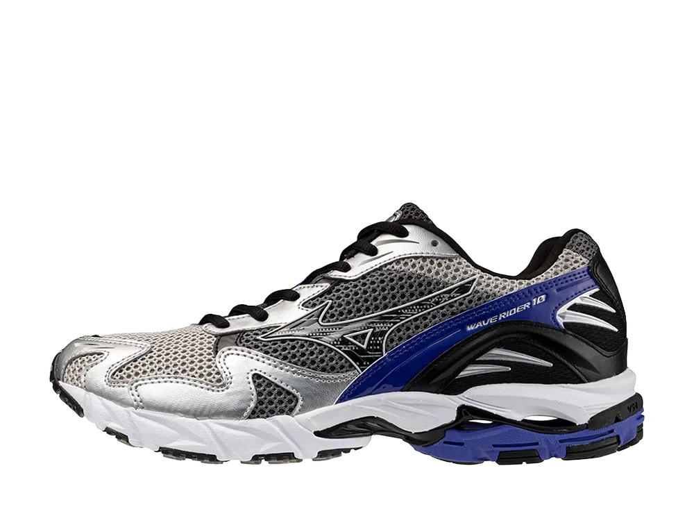 Mizuno Wave Rider 10 "Gray/Black/Blue"