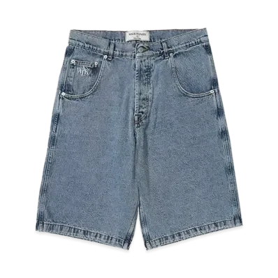 Walk In Paris The light blue denim baggy shorts "LIGHT BLUE"