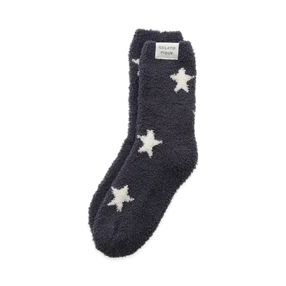 GELATO PIQUE x Homme Powder Star Jacquard Socks "Navy"