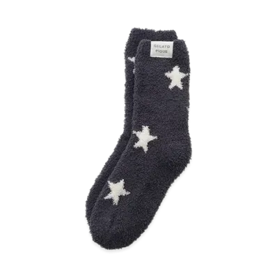 GELATO PIQUE x Homme Powder Star Jacquard Socks "Navy"
