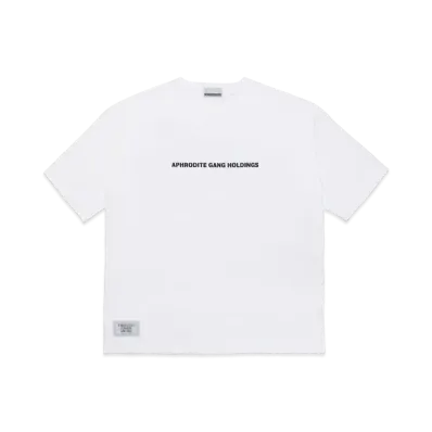 APHRODITEGANG Bud Spool Front AGH Back TCS Print S/S Tee "White"