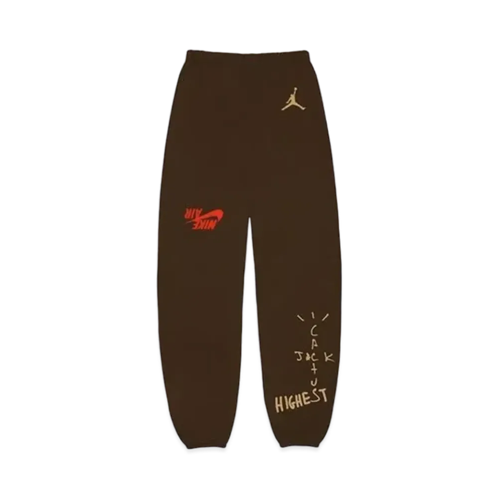 Air Jordan x Travis Cactus Jack Highest Sweatpant "Brown"