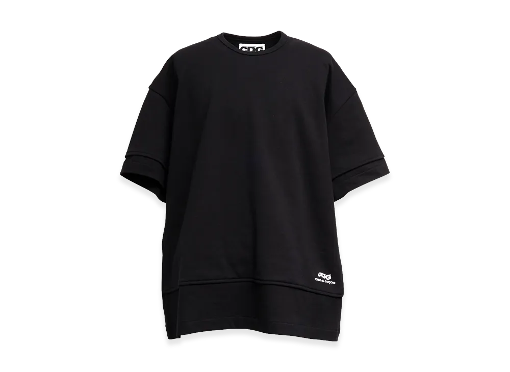 COMME des GARCONS CDG Oversized Docking T-Shirt "Black/Black"