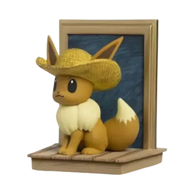 Pokemon Center / Van Gogh Museum -Pokemon- Eevee Figure