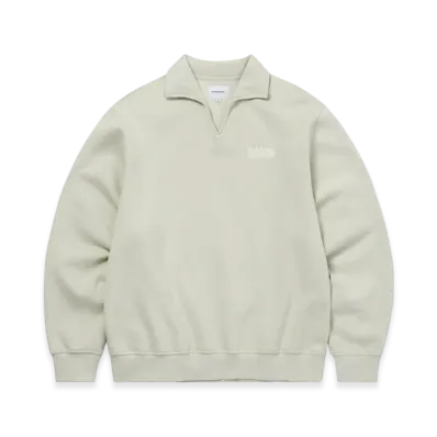 thisisneverthat Open Collar Sweatshirt "Sand"