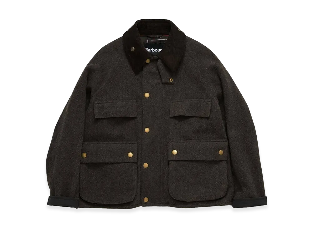 Barbour x JOURNAL STANDARD Wool Cropped Old Bedale "Brown"