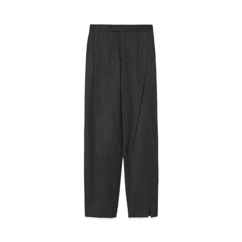 UNDERCOVER Wool Gabardine Slacks "Charcoal"