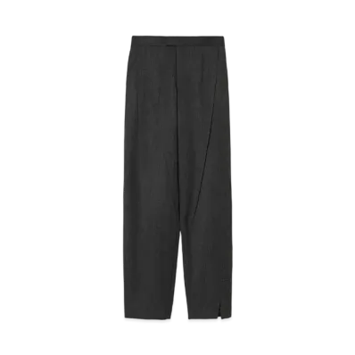 UNDERCOVER Wool Gabardine Slacks "Charcoal"