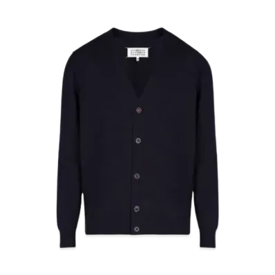 Maison Margiela Cashmere Cardigan "Navy"
