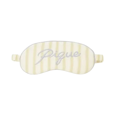GELATO PIQUE Stripe Pattern Eye Mask "Yellow"