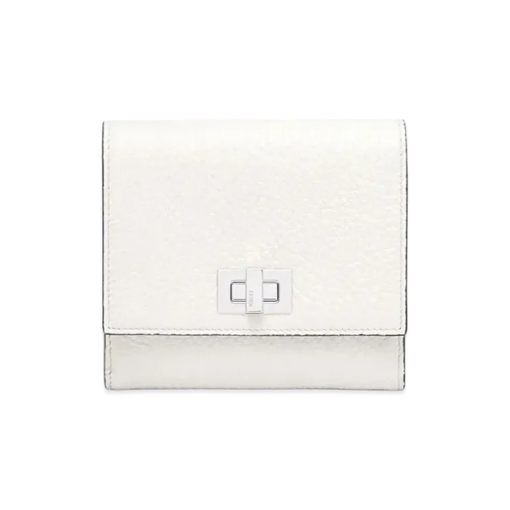 FENDI Wallet Leather "White"
