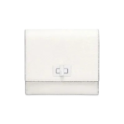 FENDI Wallet Leather "White"