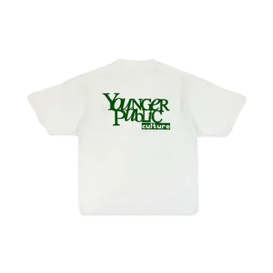 Public Culture x Younger Song Universal Logo Tee "WHITE"