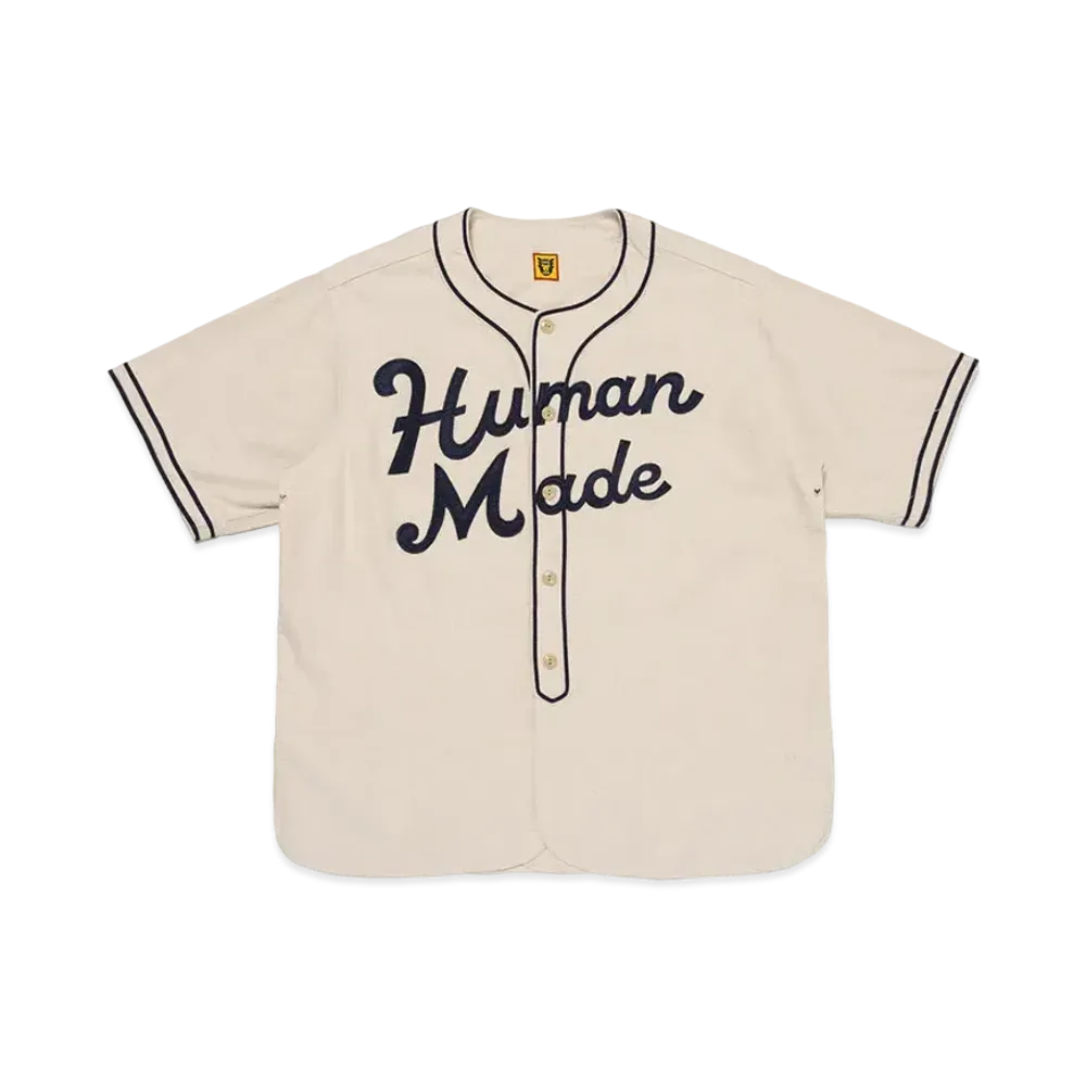 HUMAN MADE Baseball Shirt "Beige"