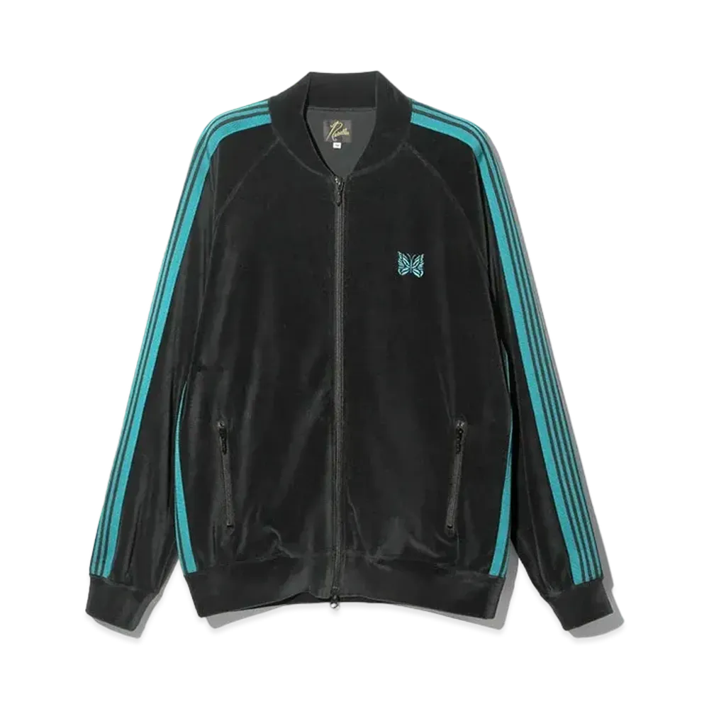 Needles RC Track Jacket - C/PE Velour "Black"