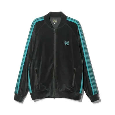 Needles RC Track Jacket - C/PE Velour "Black"