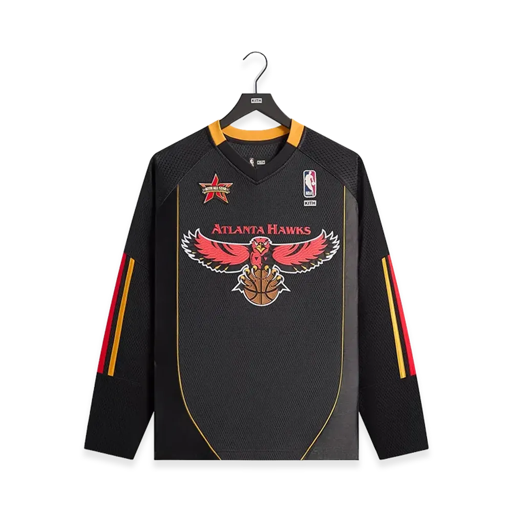 Kith x NBA All-Star Atlanta Hawks Samuel Shirt "Black"