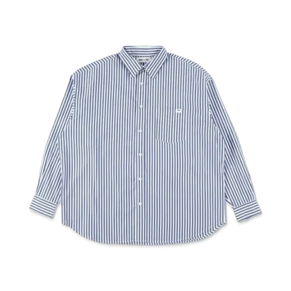WIND AND SEA Stripe Shirt "Blue"