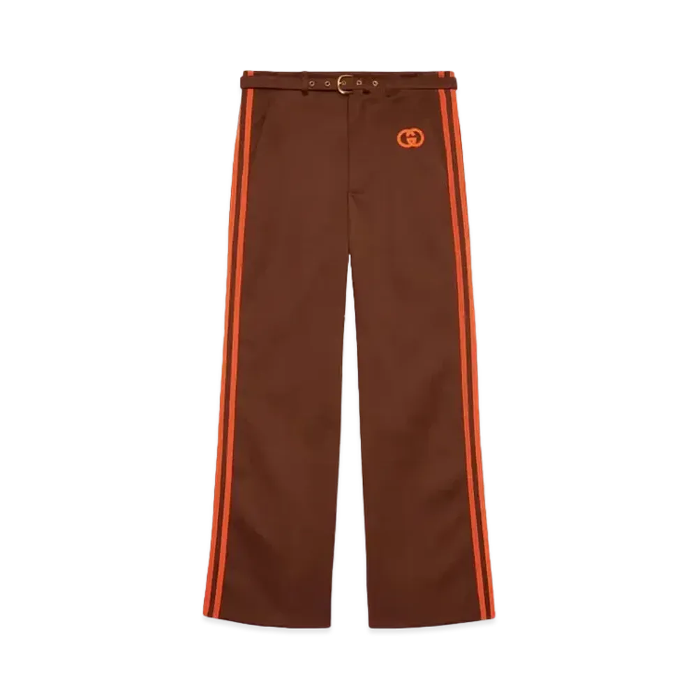 adidas x GUCCI Jersey Trousers "Dark Brown"