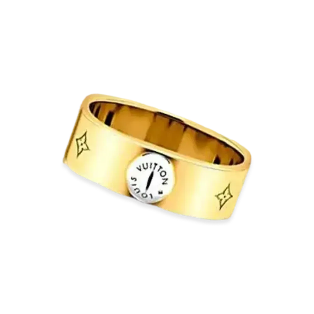 Louis Vuitton Nanogram Ring "Gold"