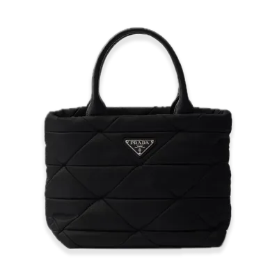 PRADA Small Padded Re-Nylon Tote Bag "Black"