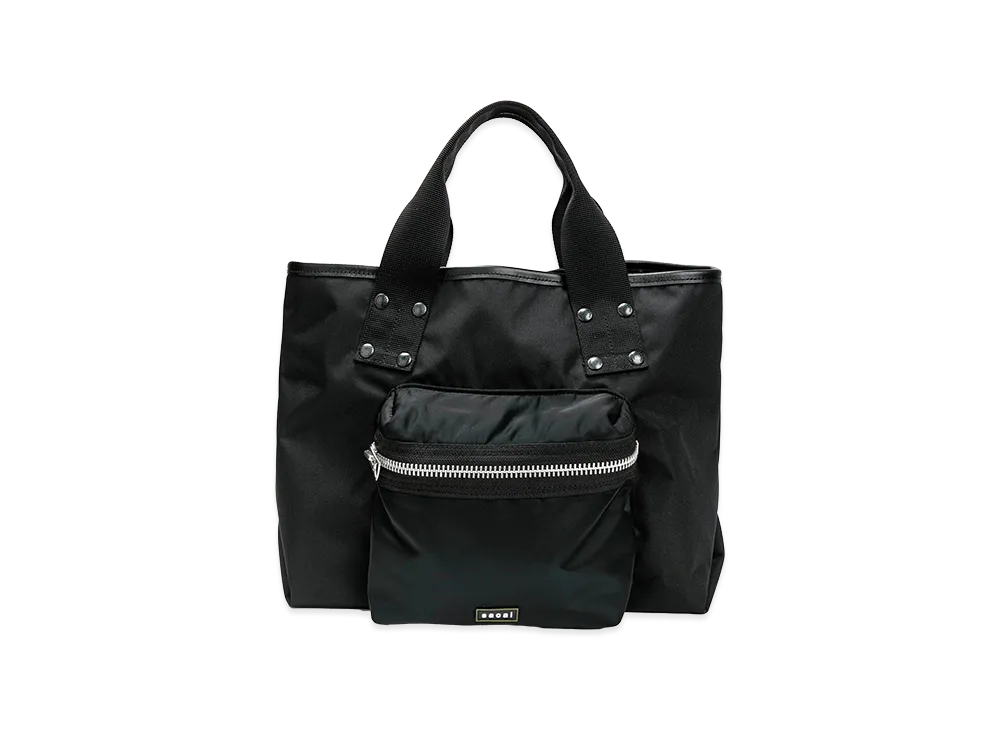 sacai Pocket Tote Bag Medium "Black"