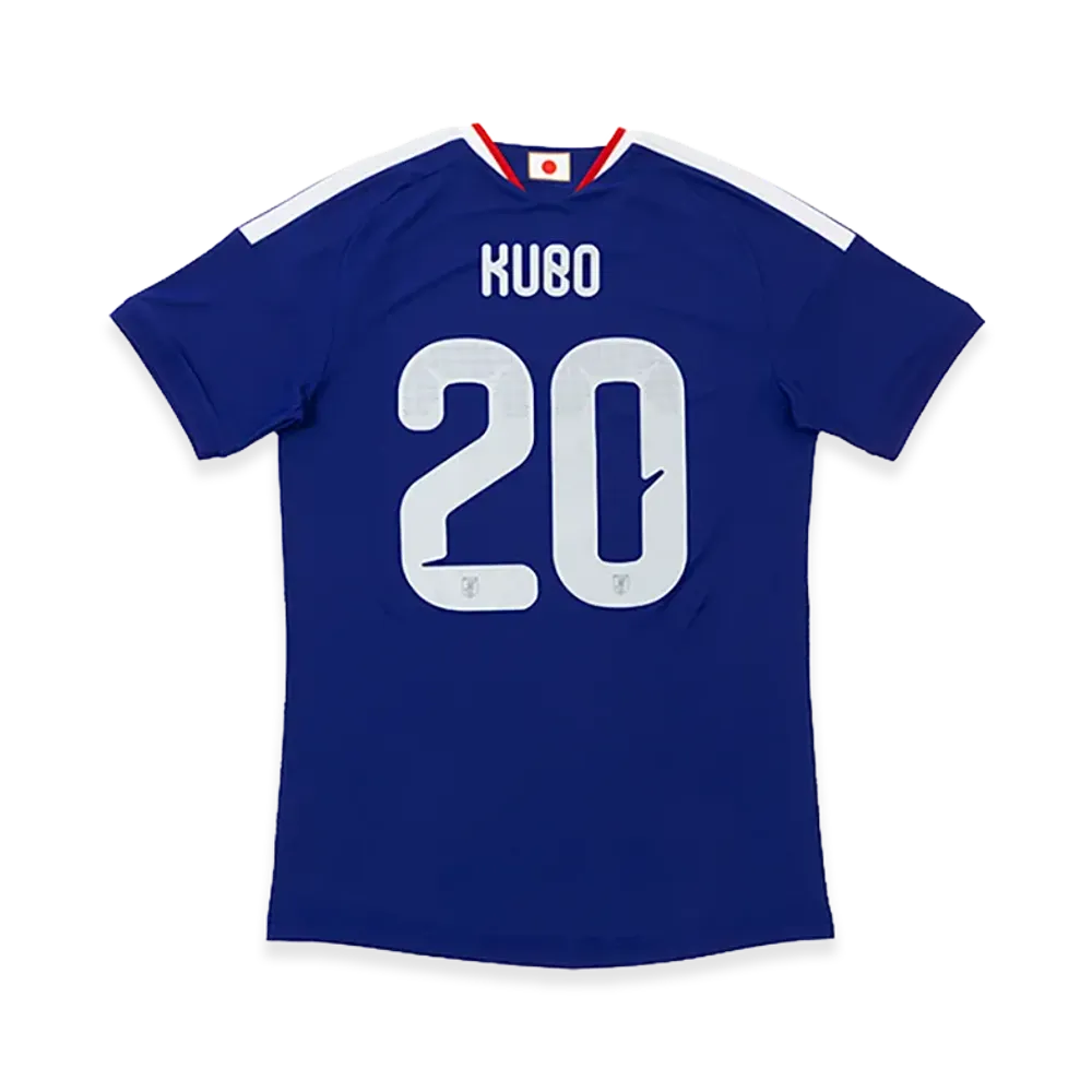 adidas Soccer Japan 2026 Home Authentic Jersey #20 Takefusa Kubo "Japan Blue/Ash Blue"