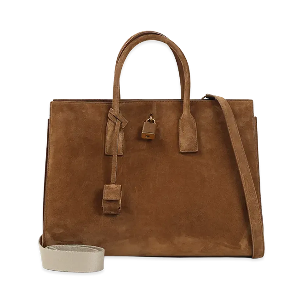 Saint Laurent Women's Large "Sac De Jour" Bag "Brown"