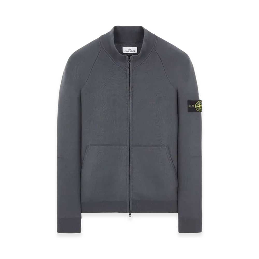 Stone Island 528A6 Soft Cotton Cardigan Knit - 23FW "Lead"