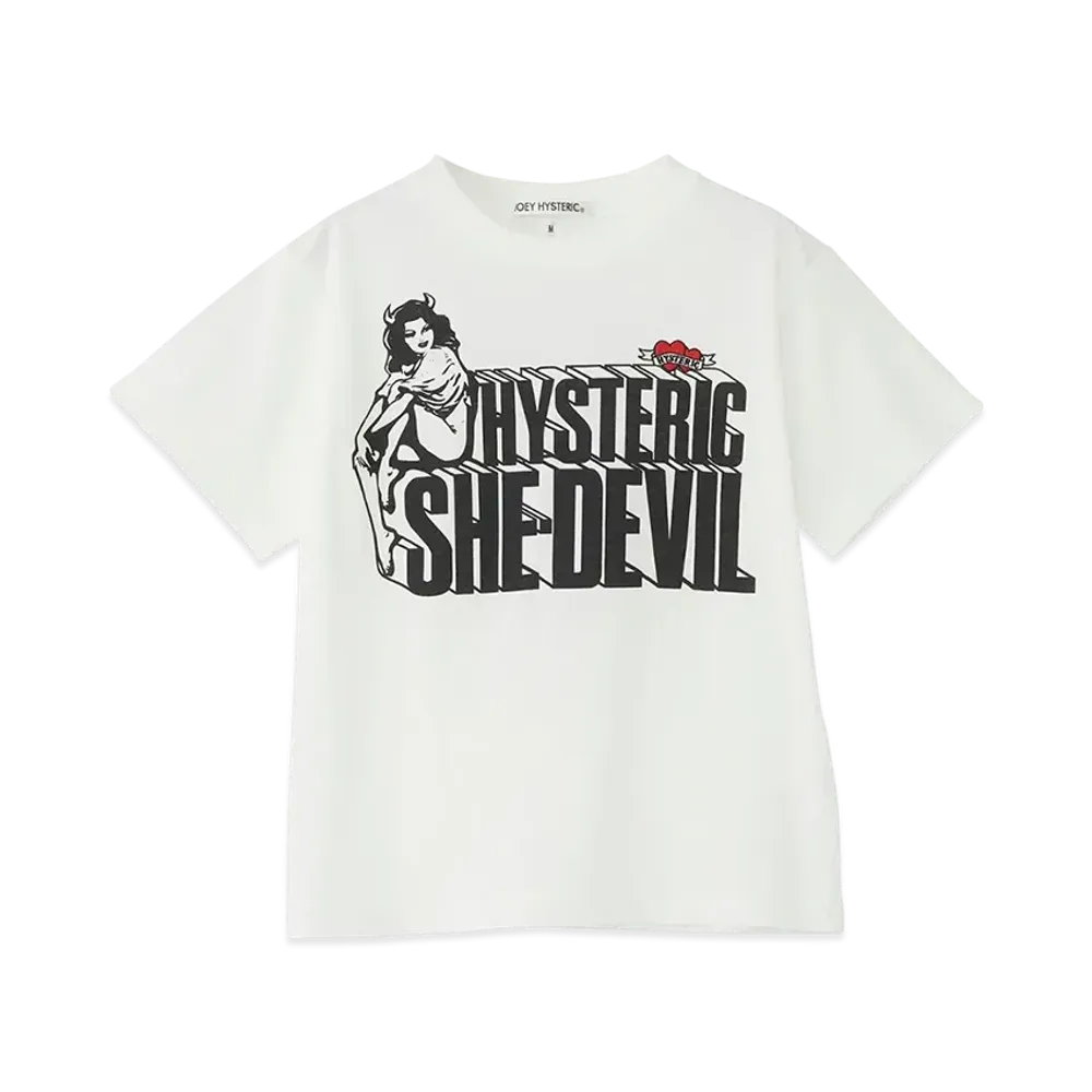 HYSTERIC GLAMOUR Sea Devil T-Shirt "White"