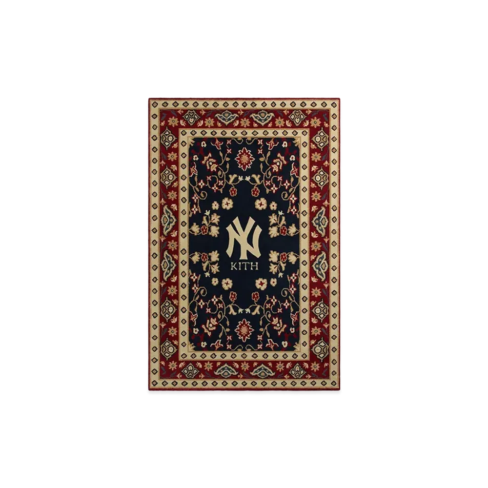 Kith x Kasra Rugs x The New York Yankees 3' x 5' Hand-Knotted Rug "Multi"