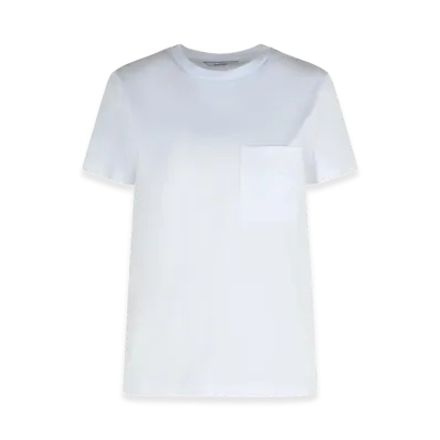 Max Mara Women's Pure Cotton Jersey T-Shirt "White"